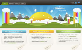 35個帶插畫的精美創意網頁設計案例