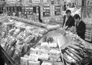 全國食用農產品價格連續(xù)七周回落(圖)